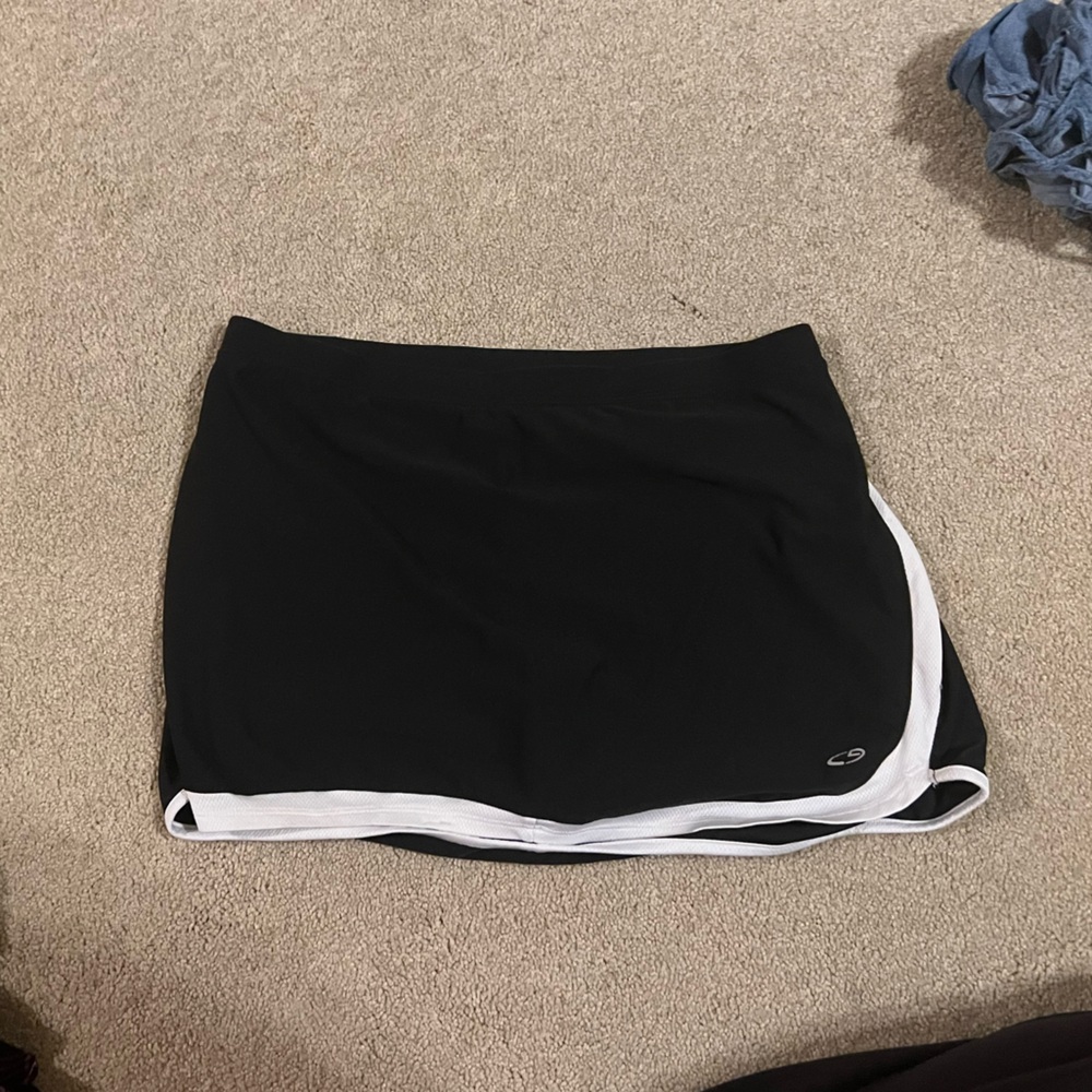 Black tennis skirt